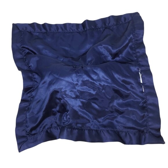 Cloud Island Triceratops Dinosaur Lovey Security Blanket Plush Satin Blue Target - Picture 5 of 5